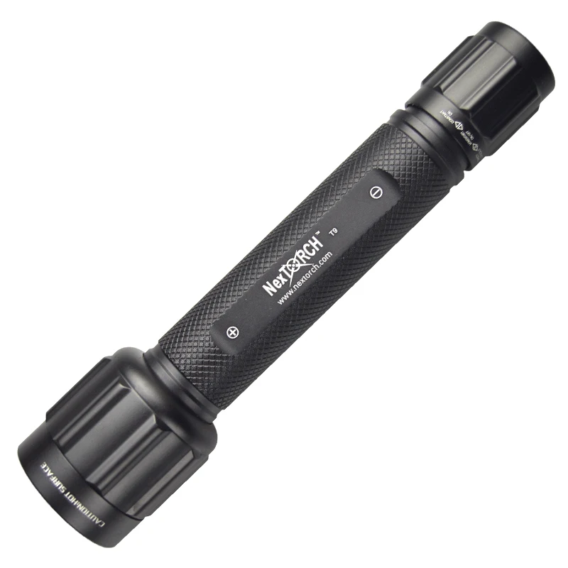 NEXTORCH T9  ANSI NEMA Standard Waterproof Shockproof High Performance Xenon United Tactical Flashlight (without battery) li ion battery for honeywell leuze keyence barcode scanner 3 7v 3400mah xenon 3820i voyager 1452 it 1902g it 4820 hr 100 6320