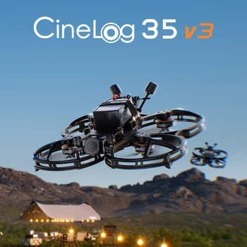 GEPRC CineLog35 V3 3,5 pollici HD O4 Pro XT60EW-M FC F722-45 AIO V2 SPEEDX2 2105.5 2650KV Motori con PNP/ELRS2.4G FPV Drone