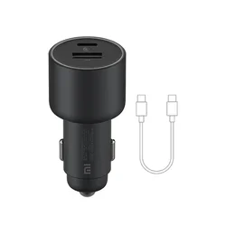 Xiaomi 100W Dual Port Quick Charge Wireless Car Charger with LED Power Indicator (Black)