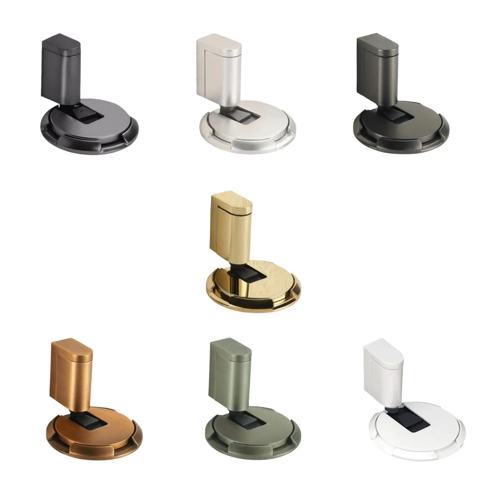 Door Stopper Heavy Duty Anti Collision Easy to Install Home Office Bathroom