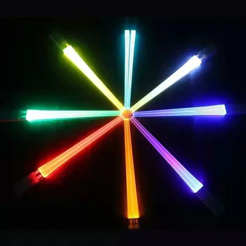 1 Pair LED Chopsticks Lightsaber Chopsticks Mini Chopsticks Reusable Chopsticks for Party Luminous Chinese Chopsticks