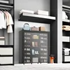 9-Tier Large Tall Shoe Rack with Covers 40-46 Pairs, Sneaker Rack Organizer Shoes Cabinet Closed Shelves Shoe Stand Holder 2