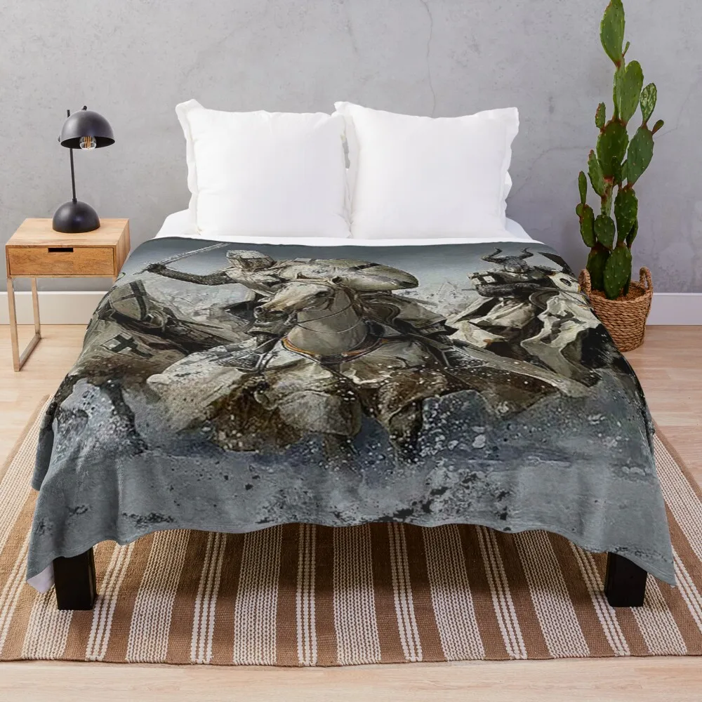 

Зимнее одеяло Teutonic для рыцарей, брезентовое одеяло из фланели