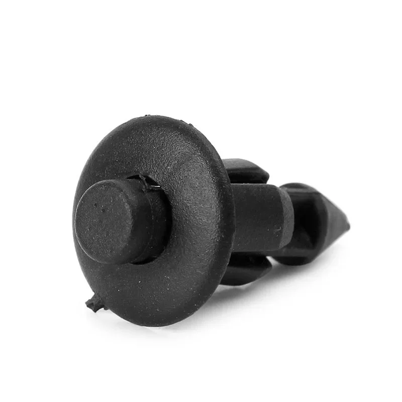 100x Car 6mm Hole Plastic Rivets Fastener Push Clip Black Auto Vehicle Door Trim Panel Retainer Fastener Clips For Suzuki GSXR auto fasteners plastic rivets