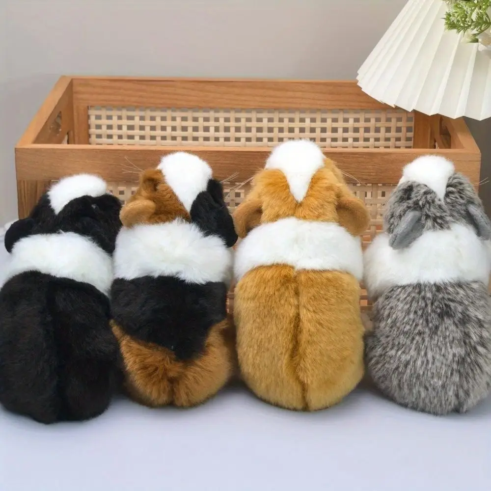 Cartoon Stuffed Animals Guinea Pig Stuffed Simulation Real Life Plush Mouse Dolls Fluffty Cute Dolls Hamster Doll Children Gift