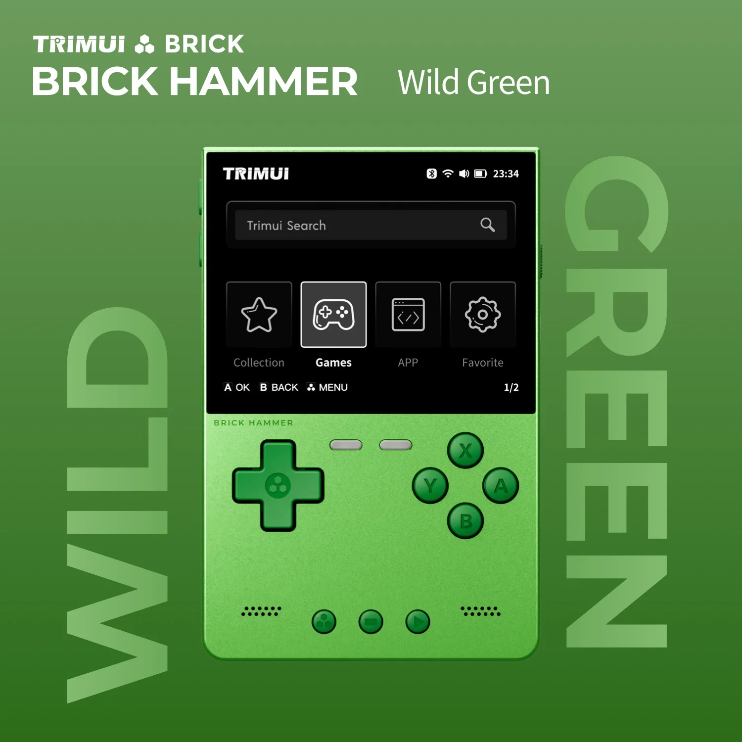 Handheld Retro Game Console With Metal Body And Ips Screen_voghion.com