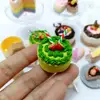 NEW 1/6 Scale Dollhouse Miniature Rainbow Cake Chocolate Cake Matcha Cake Pretend Food Mini Cake for Blyth OB11 BJD Accessories 6