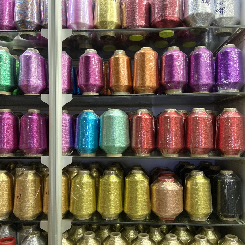 

500g Bright Silk Thread Braided Gold and Silver Silk Gold Silk Scarf Wool DIY Cashmere Wiring Wild Glitter Mate