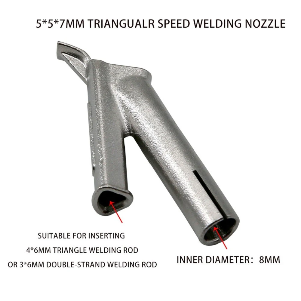 

Welding Nozzle Round Nozzle Standard Nozzle:5mm 5mm Plastic Welder Tip For Welding PVC Plastic Sheet Welding Durable