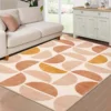 Boho Modern Minimalist Geometric Half Circle Peach Bedroom Comfort Area Rug Living Room Decorative Rug Bedroom Rug Area Rugs 1