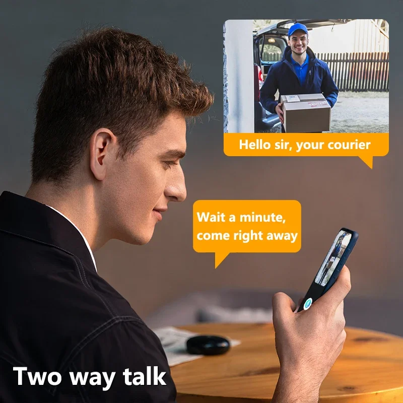 Kit Videocitofono Hikvision DS-KIS603-P(C) con Schermo da 7 Pollici, Telecamera 2MP, Comunicazione Bidirezionale, App Mobile, Multilingua, Wi-Fi, PoE, Casa Intelligente - immagine 3