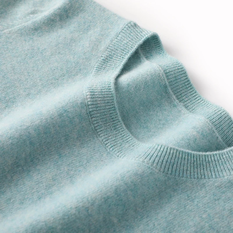 Autumn And Winter Women's Round Neck Pullover Cashmere Sweater Casual Knitting Top Women's Long Sleeve Fashion 18 Colors 4
