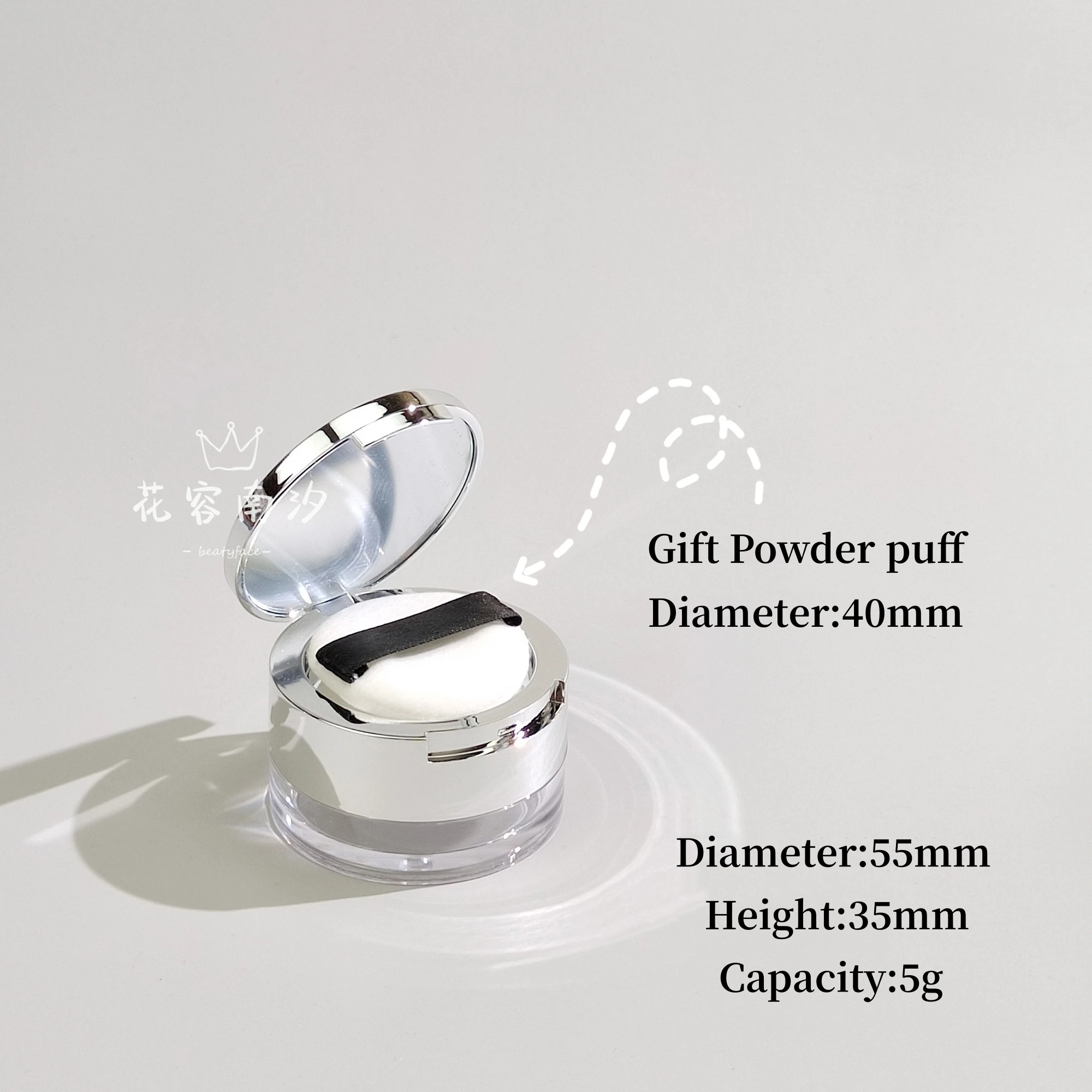 Small Portable Loose Powder Dispenser box 6