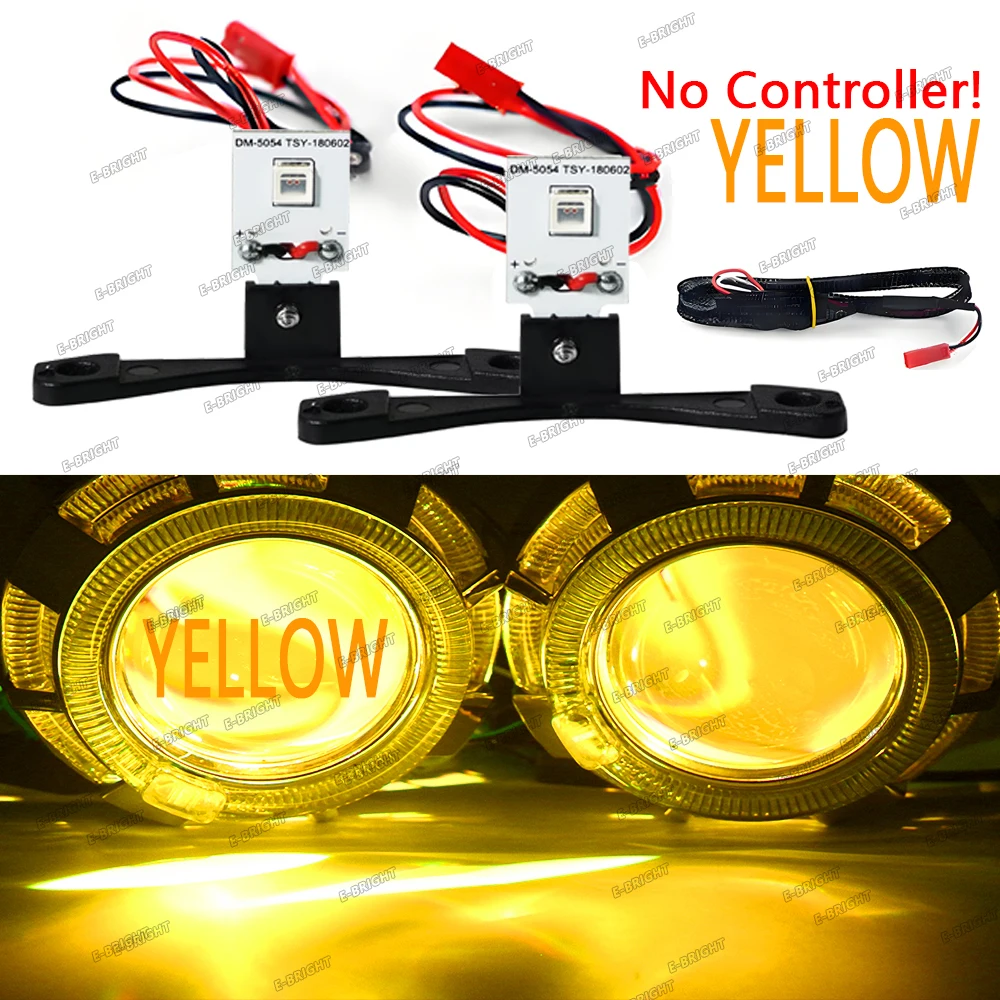 RGB Devil Eye Demon Lights – 12V Daytime Running Lights for Projector Lens Headlights and Fog Lights