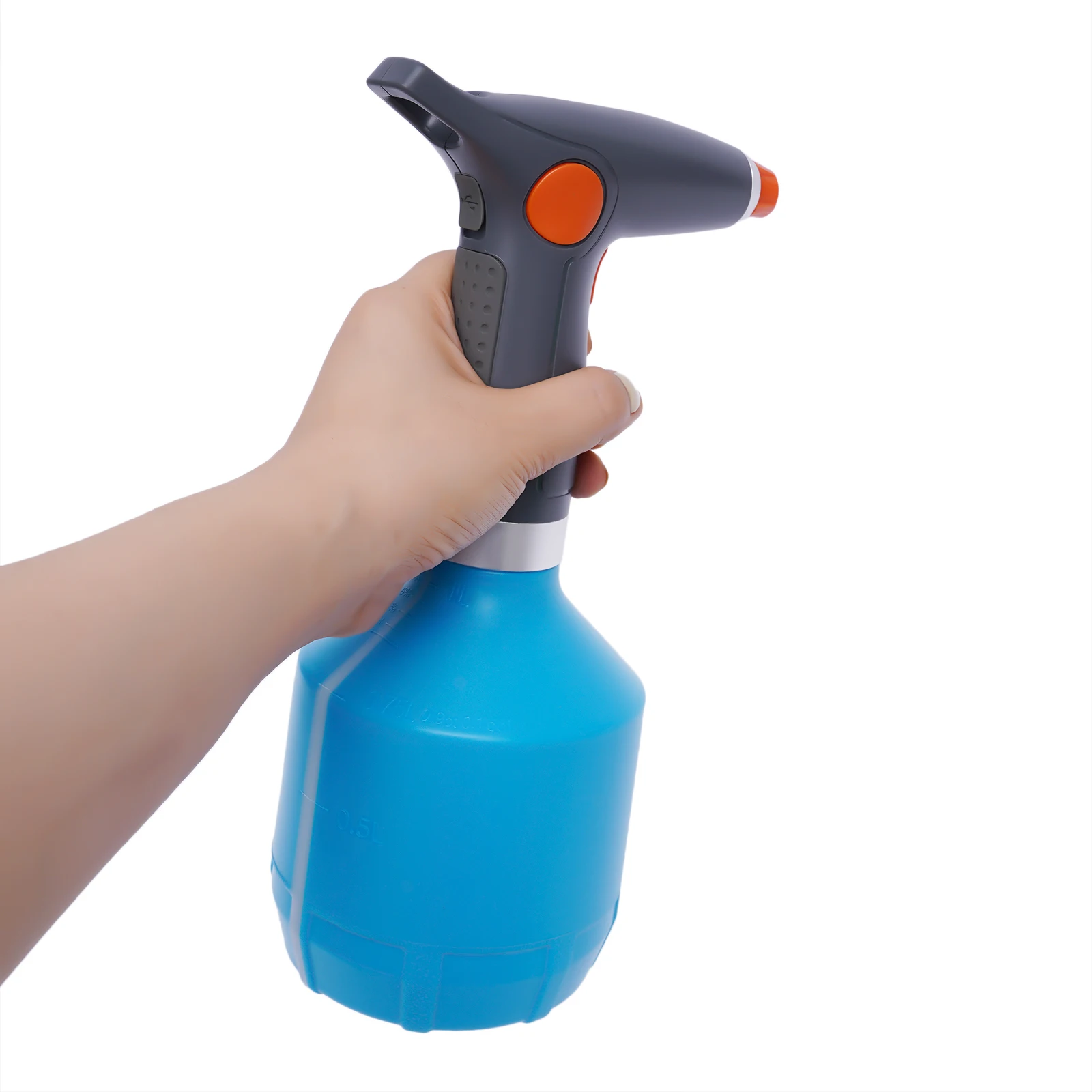 Elektrische Gießkanne, Hochdruck-Gartensprüher für Pflanzenbewässerung, Elektrische Sprühflasche Bewässerungswerkzeug 1000ml/33,81 Oz – Detail 2