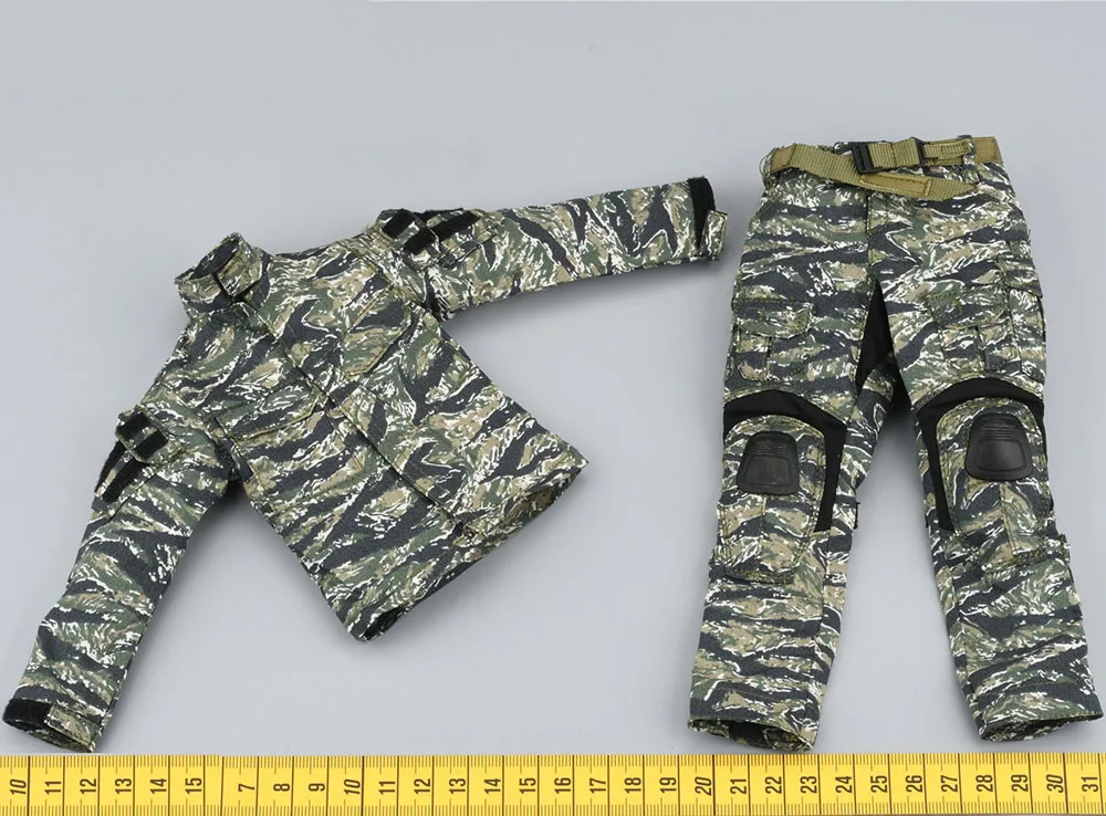 

Easy&Simple ES 26049R 1/6 Special Force Group Crisis Response Force Battle Uniform Dress Set Waist Belt Fit 12" Doll Action DIY