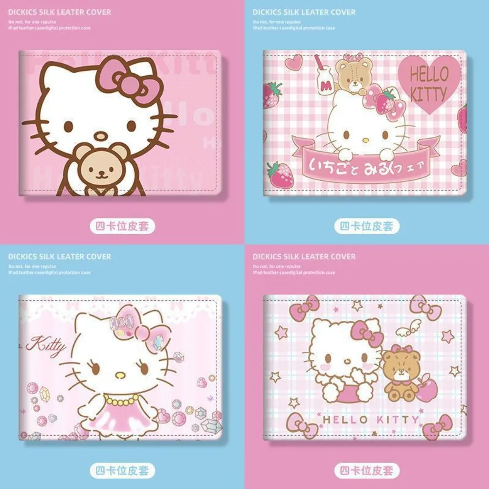 

Kawaii Cute Sanrio Hello Kitty Kuromi My Melody Cartoon The DRIVER LICENSE Protective Cover Certificate Storage Bag School Gift