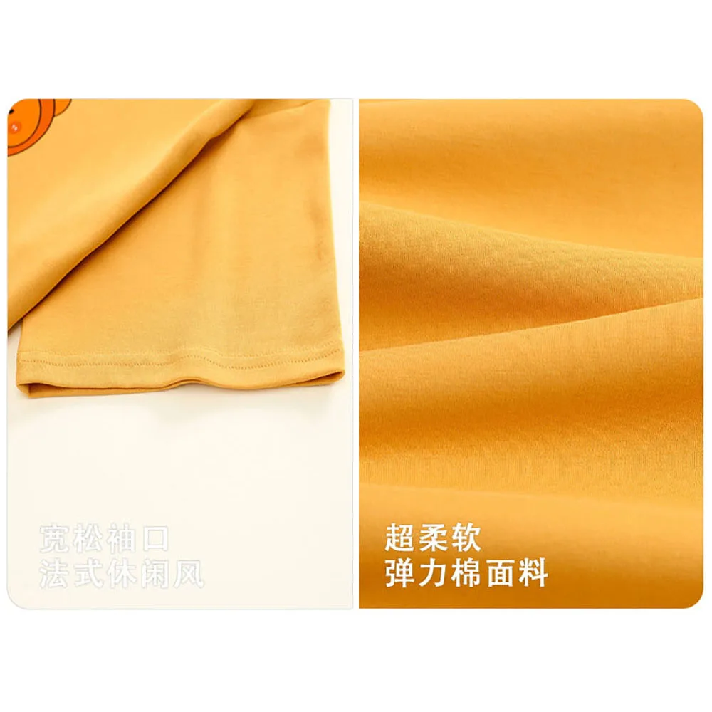 M-4XL Sleepwear Women's Suit 100% Cotton Antibacterial Calf-length Pants 2024 New Cute Summer Pajamas Set Casual Pijama Mujer