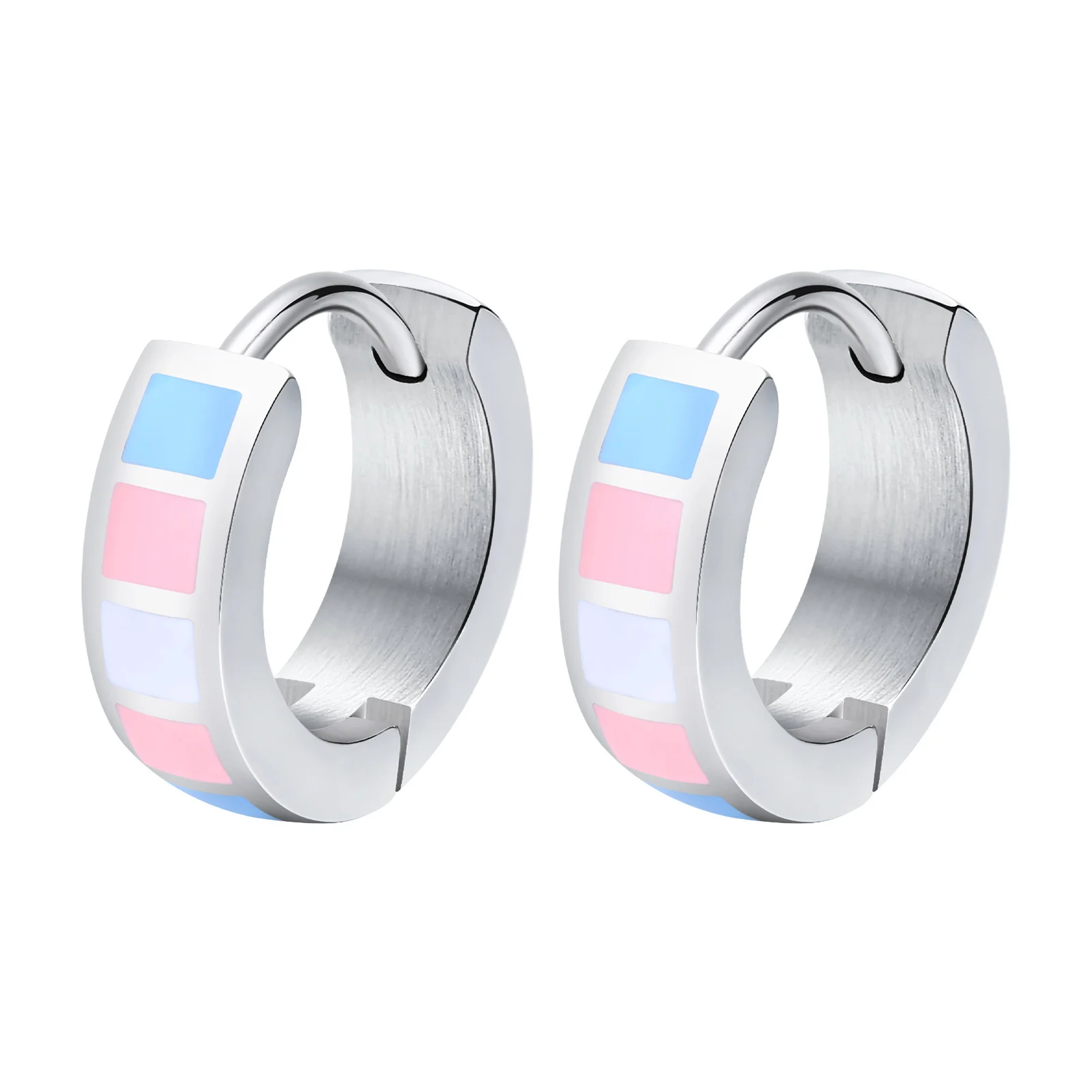 Orecchini LGBTQ Orecchini a forma di cuore arcobaleno Orecchini per millennial Gay Pride Arcobaleno Amore Uguaglianza Orgoglio Regalo Orecchini a