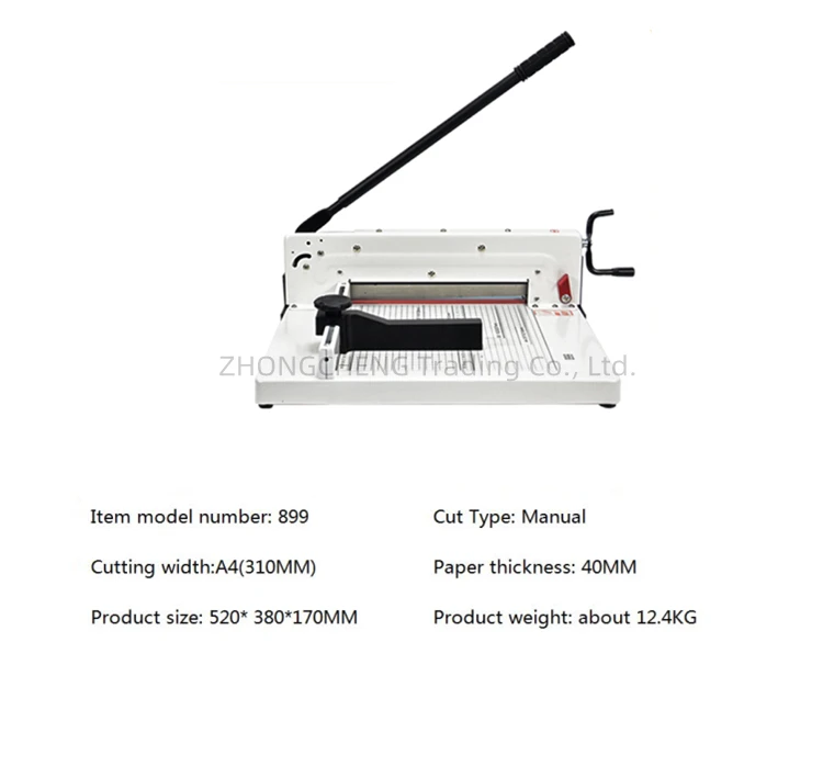 A4(310mm) cortador de papel manual grande blader