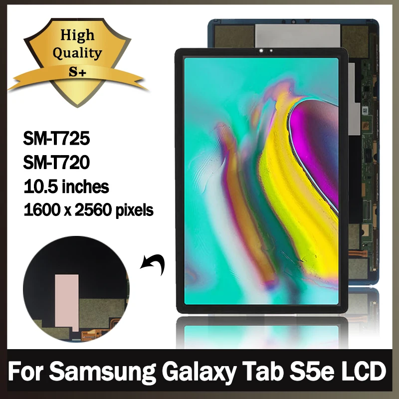 

10.5" For Samsung Tab S5e T720 T725 SM-T720 (Wi-Fi) SM-T725 (LTE) LCD Display Touch Screen Digitizer Assembly