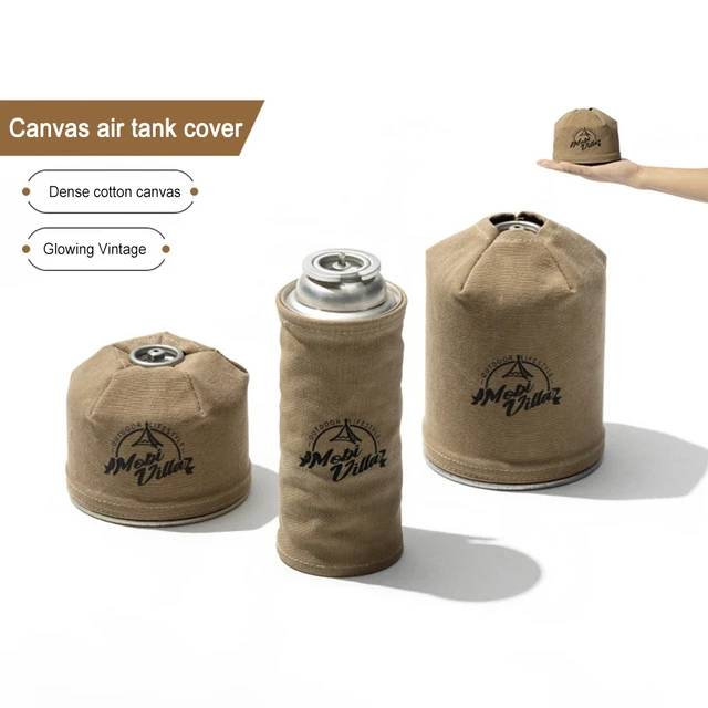 Camping Gas Kann Schutzhülle Gas Tank Fall Luft Flasche Wrap Hülse Tissue  Box Mit Seite Tasche Gas Kanister Zylinder fall - AliExpress