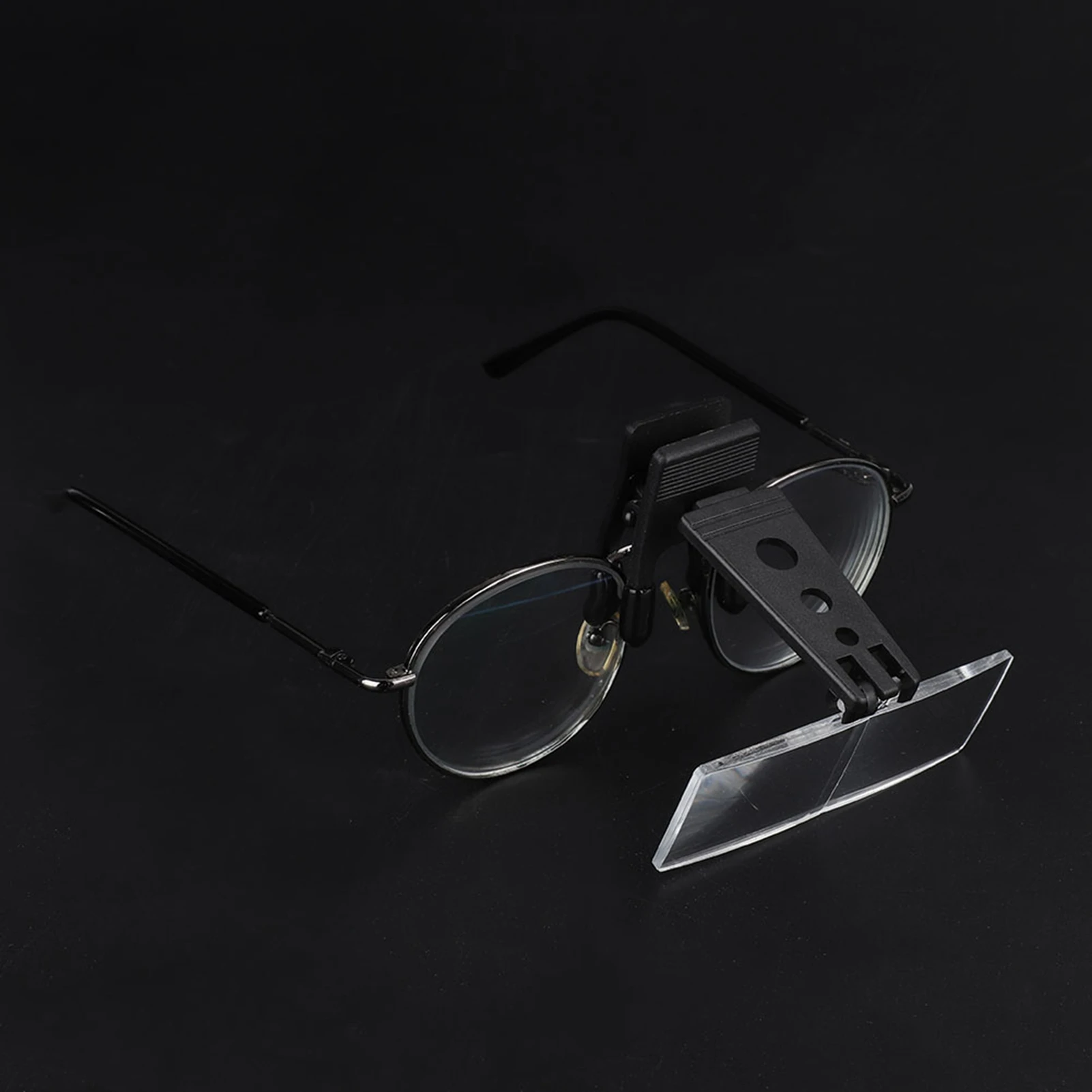 Lupe zum Anklipsen, 1,5 x 2,5 x 3,5 x Vergrößerung, Kunststoffgehäuse, zum Anklipsen der Brille, Lupe – Detail 5
