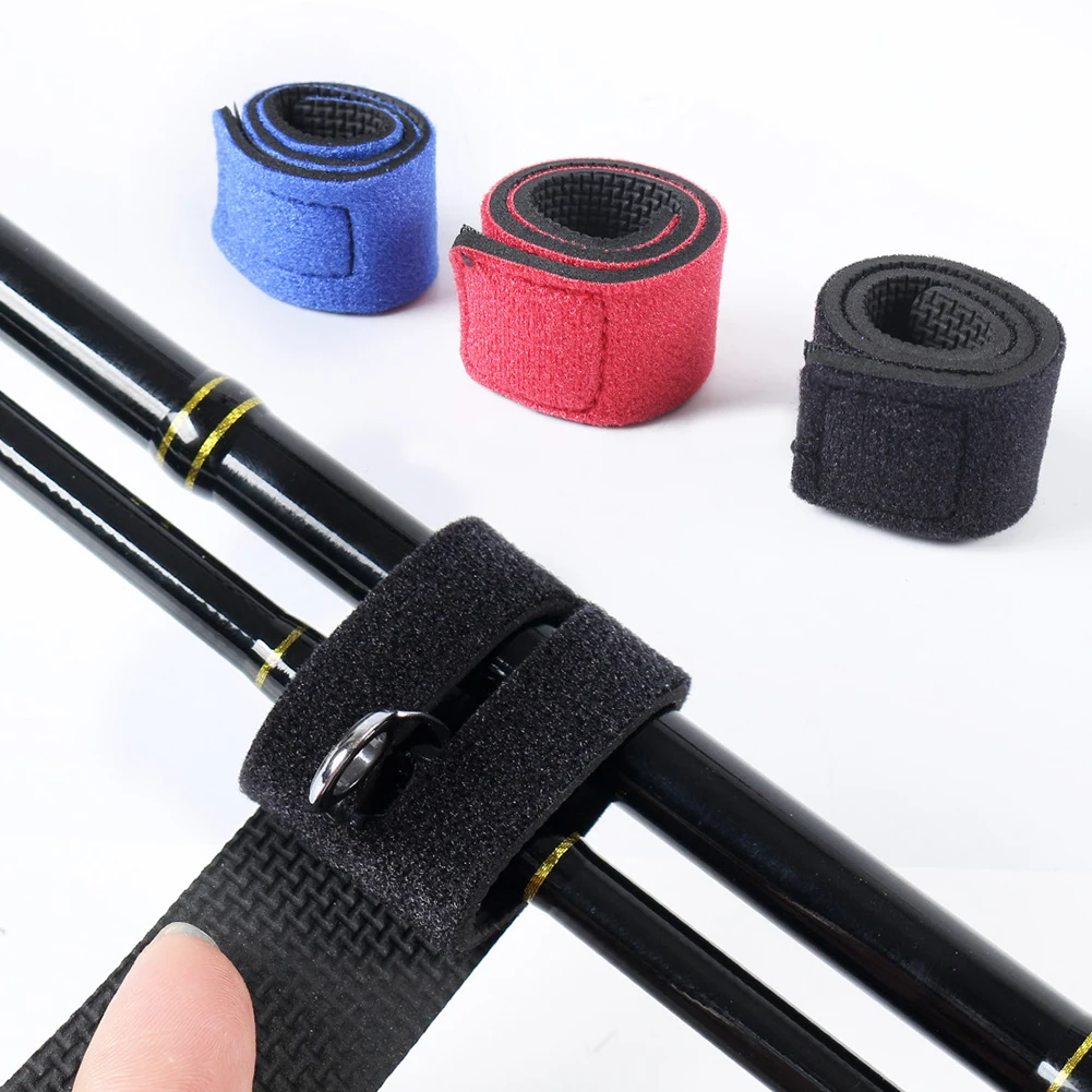 5/10PCS Fishing Rod Tie Holder Belt Strap With Rod Tie Suspenders Wrap Fishing Tackle Portable Outdoor Fishing Tool Accessory 3