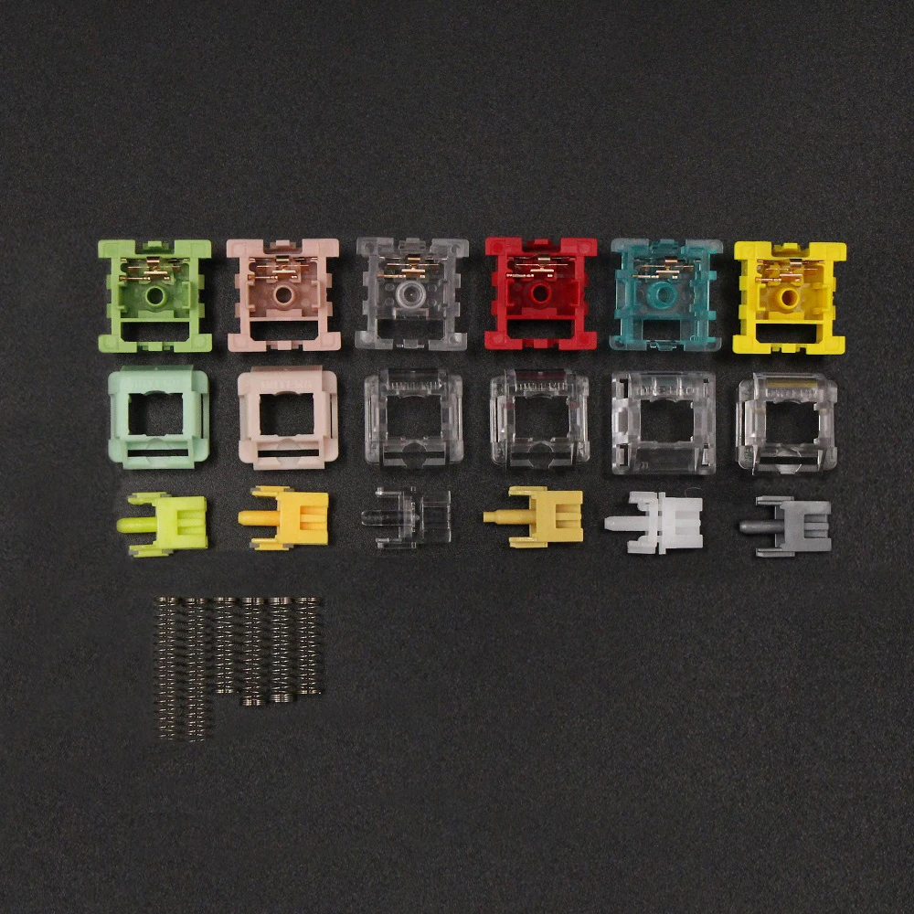 Mechanical Keyboard Outemu Switches 3Pin Silent Clicky Linear Tactile Similar Holy Panda Switch Lube RGB Gaming MX