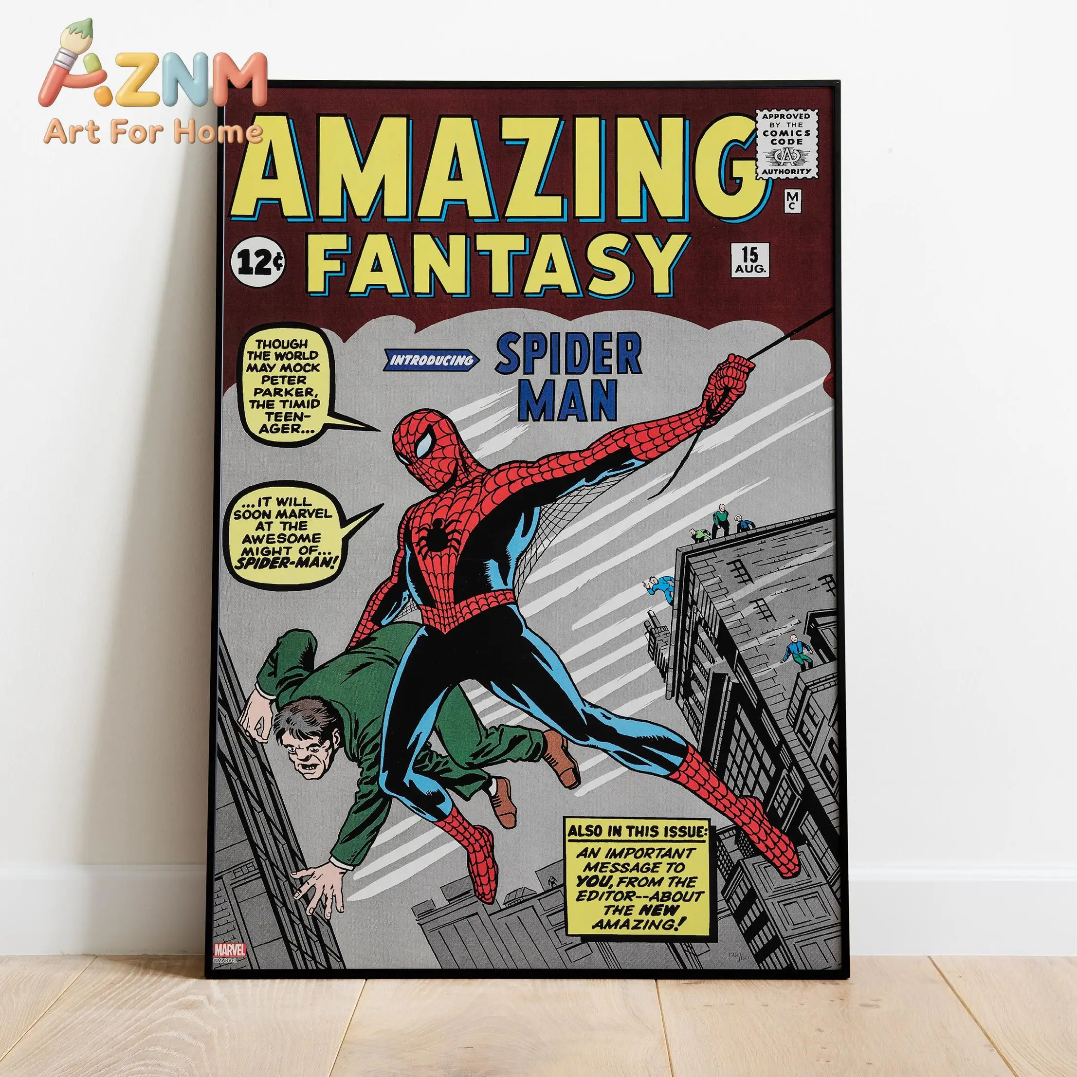 Spider-Man Comic Book Covers Poster Wall Art 4
