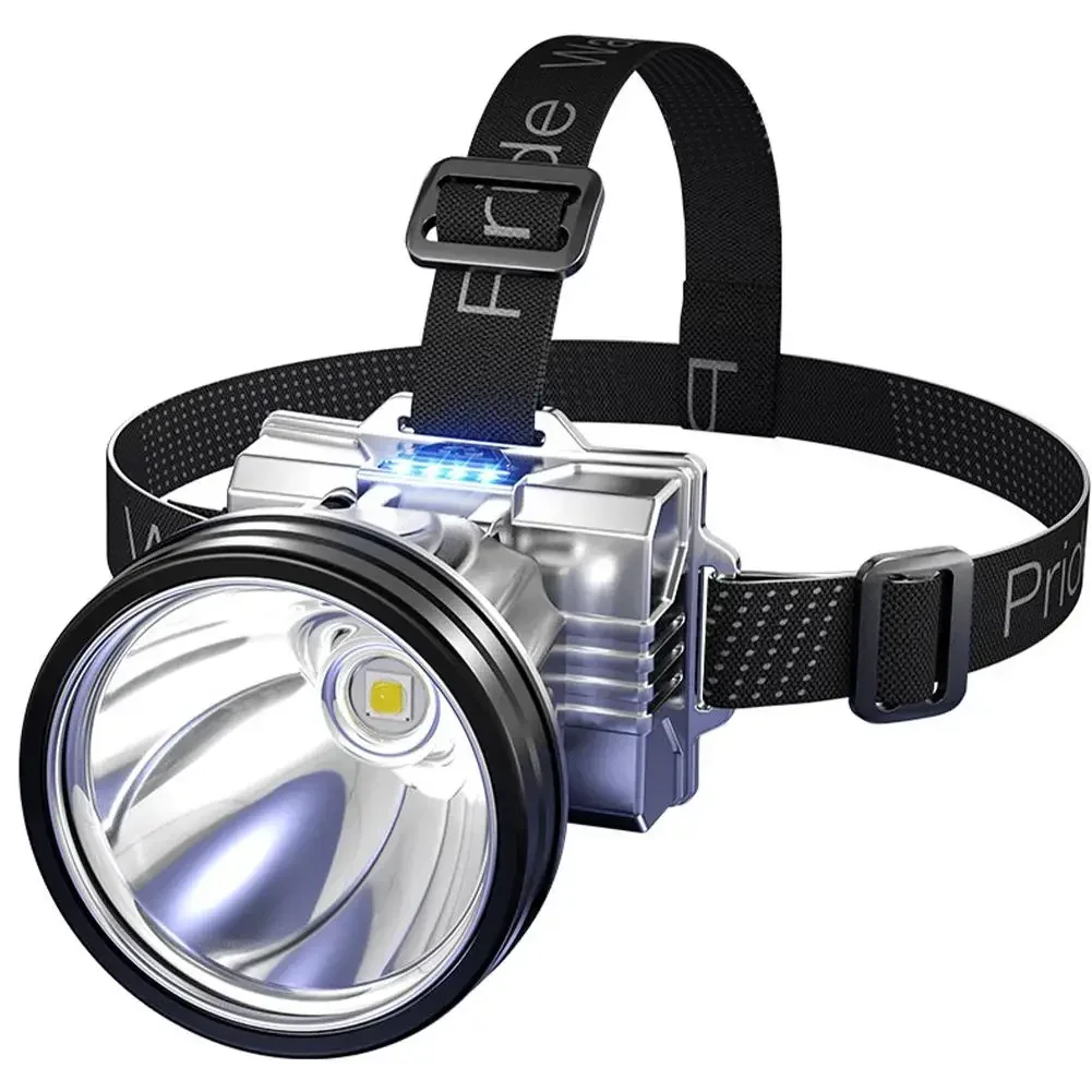 Description Picture 5 of itemPowerful LED Headlamp Rechargeable High-power Headlights High Brightness Emergency Charging Outdoor Head Flashlight Fishing Lamp