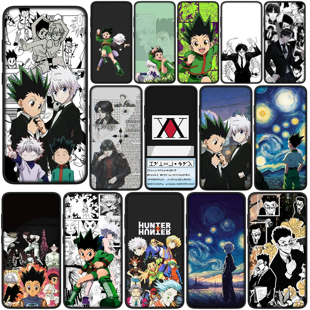 Killua Gon Chrollo Lucilfer Hunter X Hunter Cover Morbida Per Telefono Per Xiaomi Poco X3 Nfc X4 M2 M3 M4 Pro M5 F3 X2 C40 Gt Case