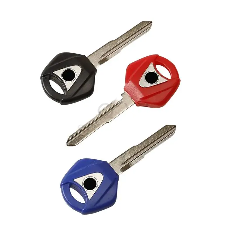 3PCs blank key motorcycle replace uncut keys for Yamaha R25 R3 xMax X-Max X max r 125 200 250 mt01 SR400 fz6r fz6n MT03 R15 motorcycle keys motorcycle key accessories