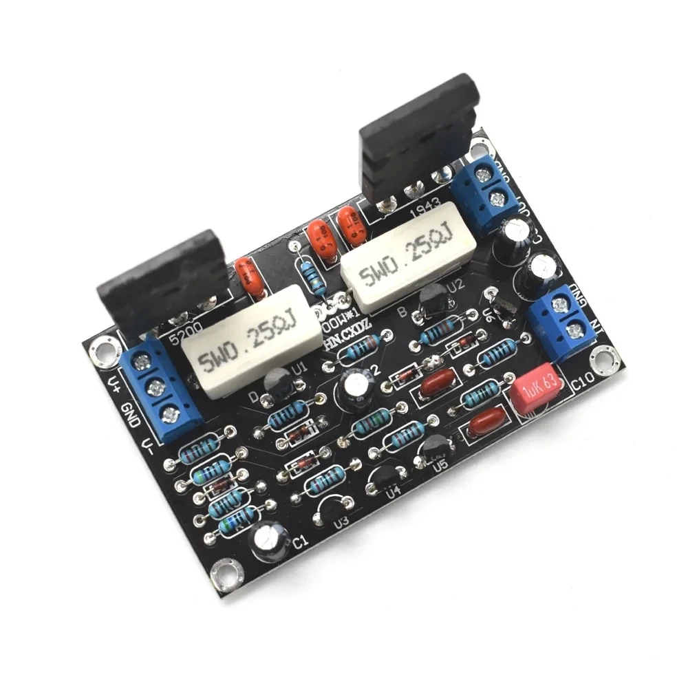 Audio Amplifier 2SC5200+2SA1943 Tube 100W DC 35V Mono Channel HIFI