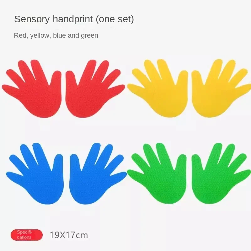 Hand Feet Toys Good Flexibility Anti-slip Entertainment Sensory Integration Training Hand Footprints Party Game Floor Games Toys 3