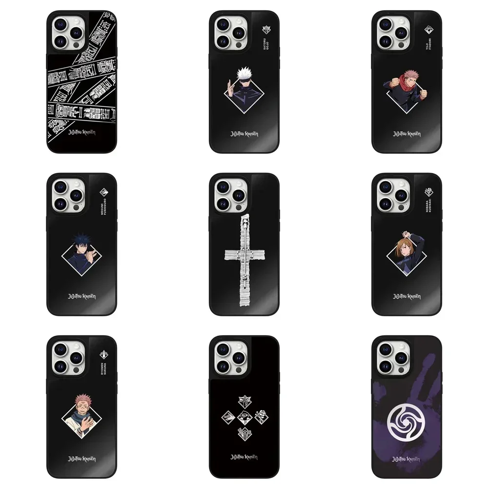 

Mirror Surface Anime New Phone Case Cover for IPhone 11 12 13 14 15 Pro Max Case for IPhone 15 Pro Max