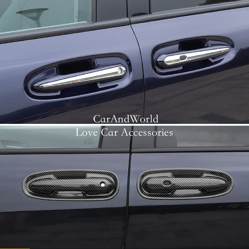 Manilla Cromada Abs Para Puerta De Coche, Cuenco, Borde Deco