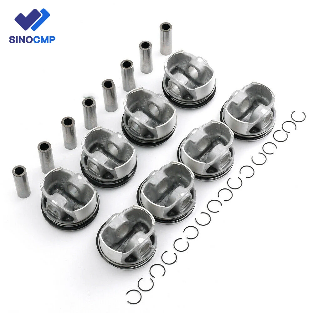 8pcs 11257598207 11257556955 11257574822 Pistons Rings Kit Φ89mm For