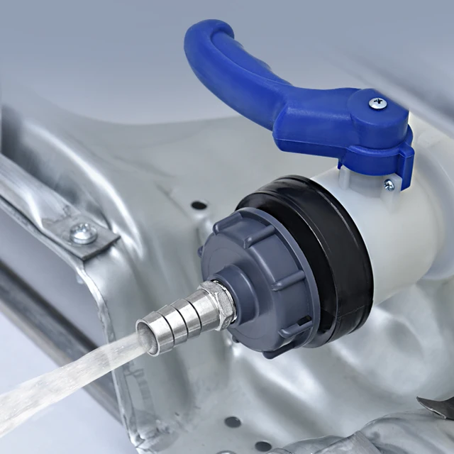 Műanyag Dn40 Pillangószelep Az Ibc Tartálytartályhoz 1000L Kapcsoló Tartály -Adapter - Image 6