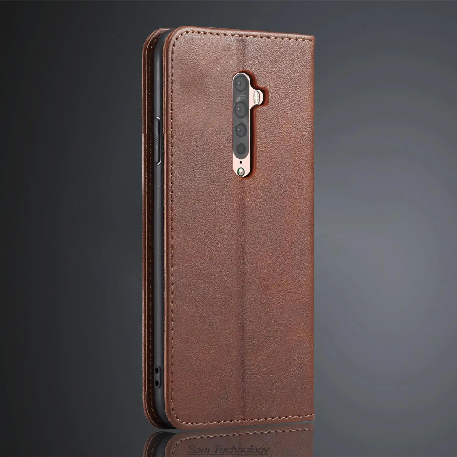 Magnetic attraction Leather Case for OPPO Reno 2 2F 2Z Reno2 F Z Holster Flip Cover Case Reno2F Wallet Phone Bags Fundas Coque 4