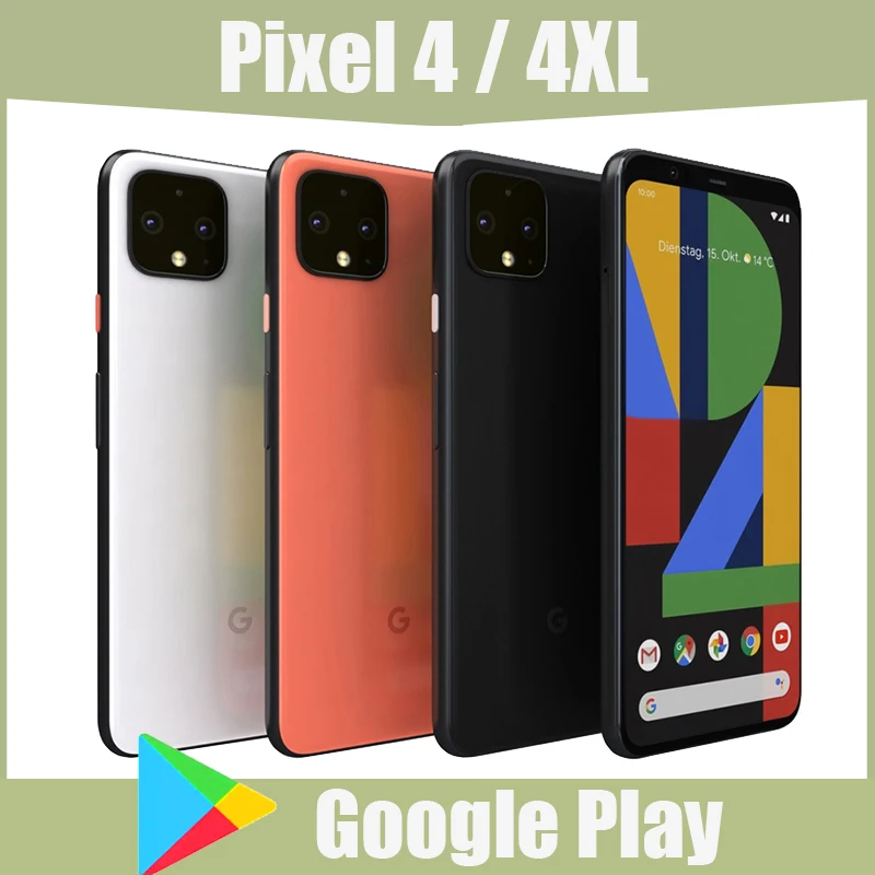 

Смартфон Google Pixel 4 4XL, Snapdragon 855 восемь ядер, фотокамера 16 МП, Android 10, глобальная прошивка