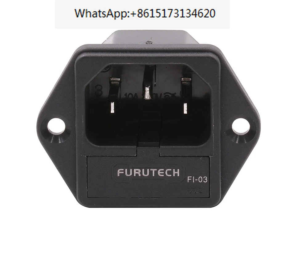 

Новинка, оригинальная розетка FURUTECH FI-03 AC, штепсельная вилка стандарта C14, штепсельная розетка с держателем предохранителя, фоторозетка 10 А, 250 В, 1 шт.