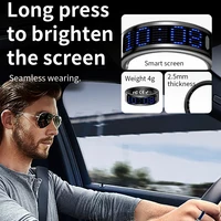 New Ultra-thin Lightweight Smart Ring Multi-functional Display Heartrate Health Caller ID Reminder Motion Detection Waterproof - Image 5