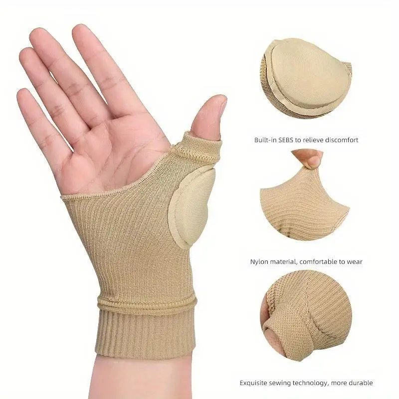 Elastic Wristband Gloves Thumb Tendon Sheath Keyboarding Wrist Protection Cover Sports Breathable Compression Wrist Sleeve