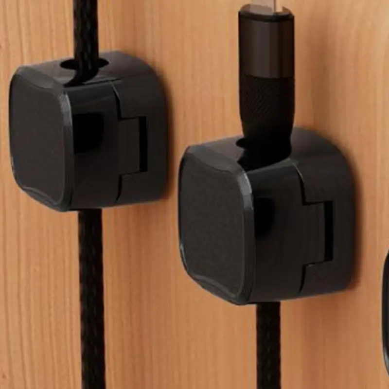Magnetic Cable Clip Cord Holder Adhesive Wire Holder Keeper Organizer For Home Workplace Under Desk Cable Cord Management