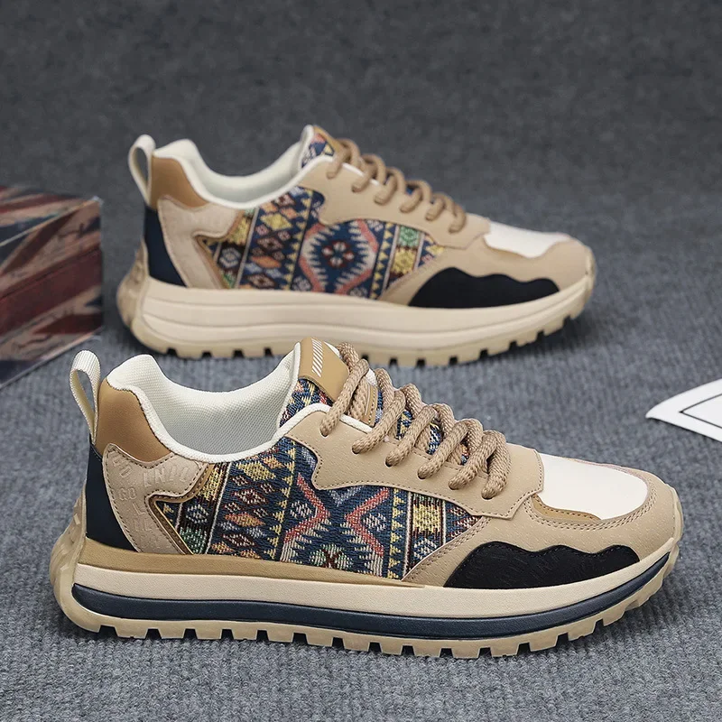 الخريف الشتاء الرجال خمسة ألوان الأحذية الرياضية ا...