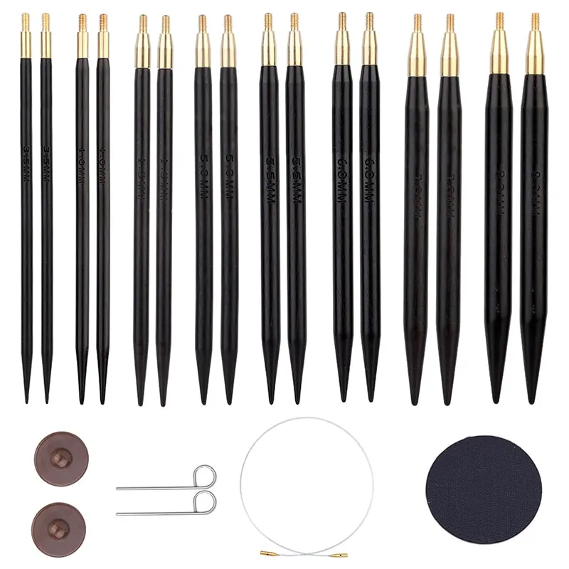 Nonvor SKC Set Multi-size Sandalwood Needles Sweater Knitting Tools And Connecting Line Wool Cotton Yarn Knitting Accessories knitting needles knitting supplies