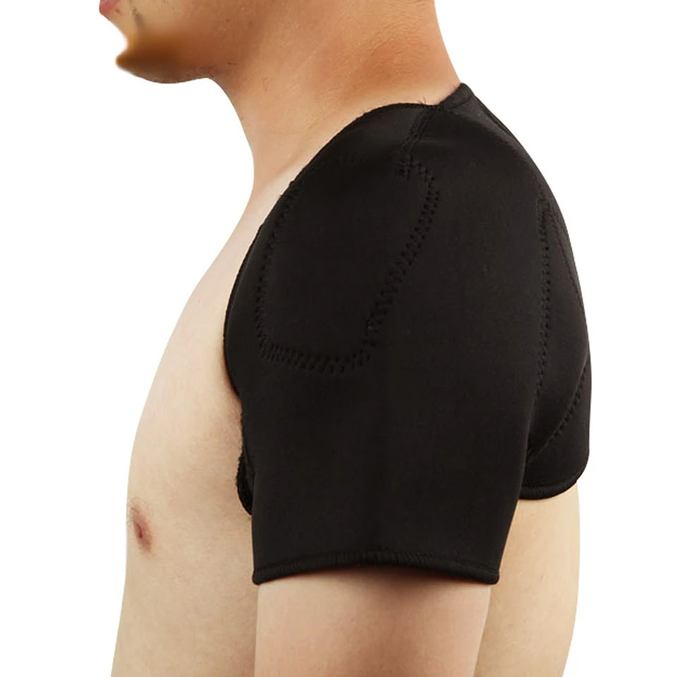 Double Shoulder Brace Adjustable Sports Shoulder Support Belt Back Pain  Relief Double Bandage Cross Compression Shoulder Strap