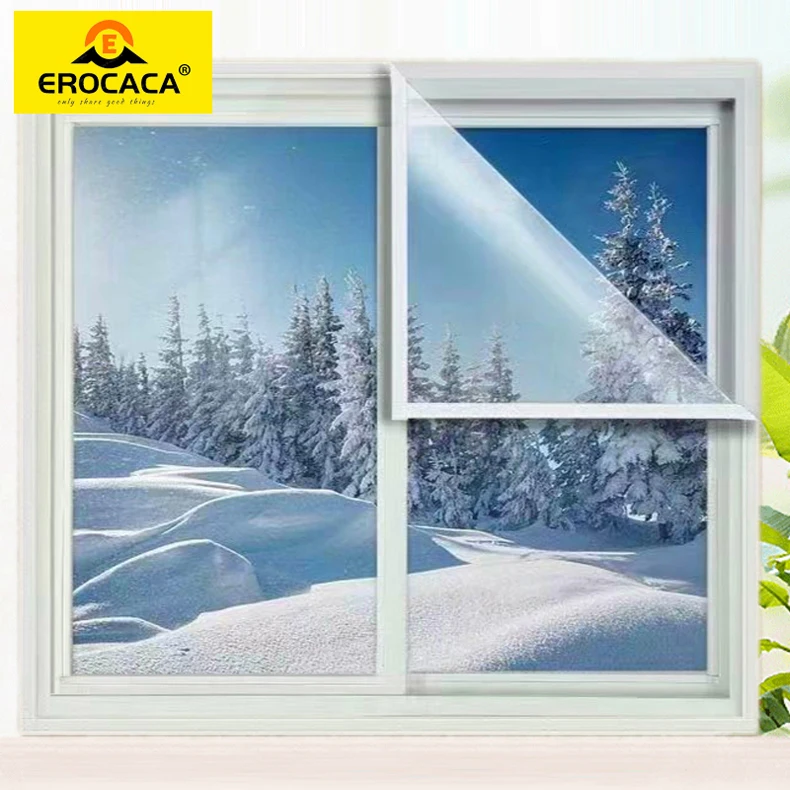 Description Picture 4 of itemEROCACA Window Heat Insulation film Warm film in winter Self-Adhesive mucosa protective transparent Soft glass film For window
