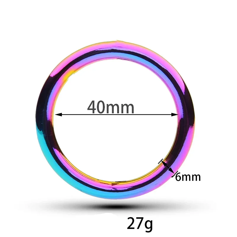 Metal Penis Ring Male Cock Ring Locking Rings Male Adult Sexual Health Products BDSM Sex Toys for Men Sex Ring Sex Tool for Men